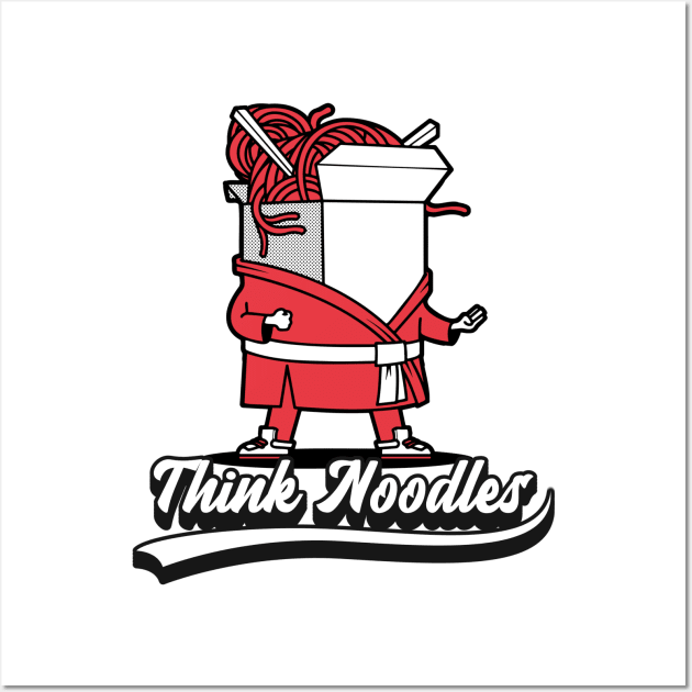 Think Noodle Wall Art by ReadyOrNotDesigns 